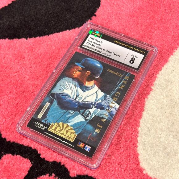 Ken Griffey Jr – 1994 Pinnacle Team Pinnacle – CSG 8 Near Mint – As Pictured - Picture 3 of 6